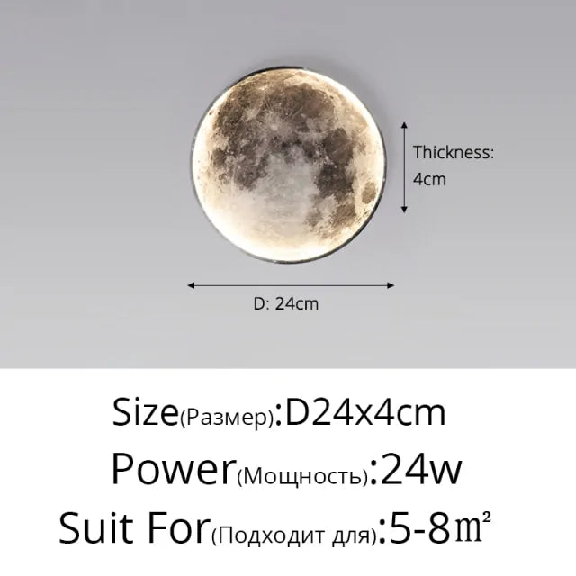 Maan LED Muur Lamp