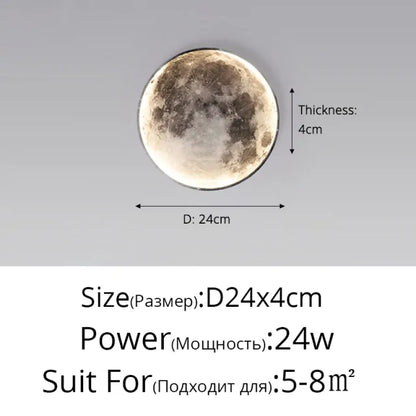 Maan LED Muur Lamp