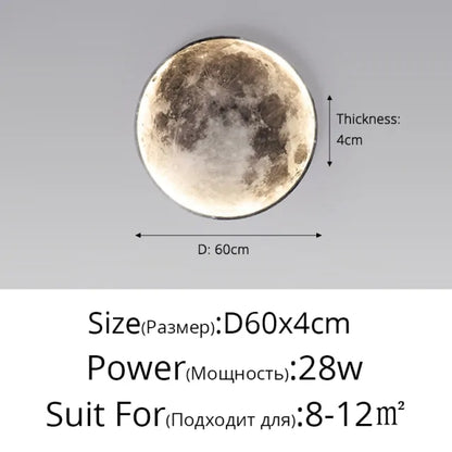Maan LED Muur Lamp