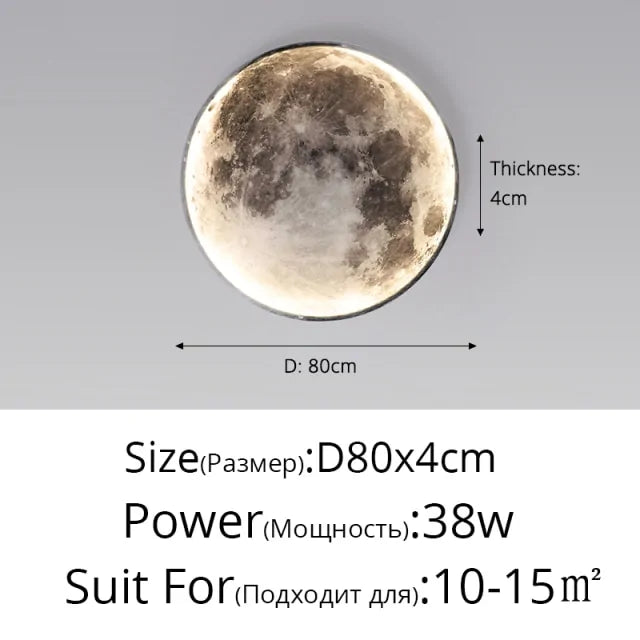 Maan LED Muur Lamp